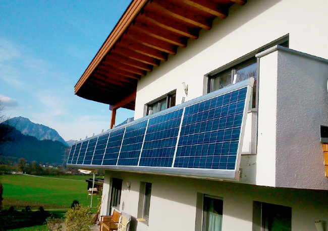 Photovoltaik Balkonanlage